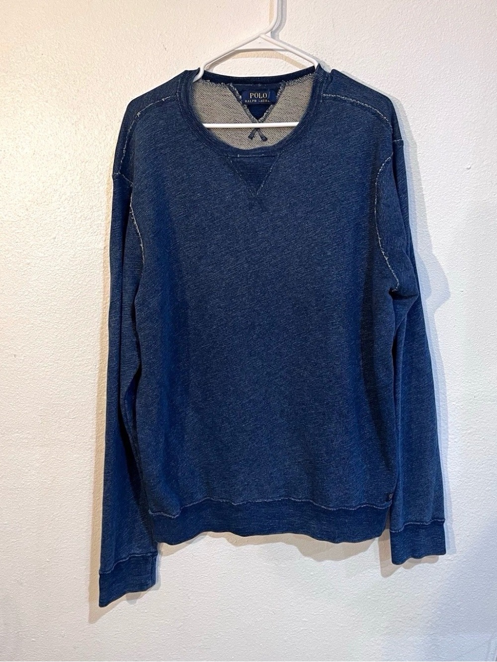 Polo by Ralph Lauren Men's Indigo Crewneck Sweatshirt